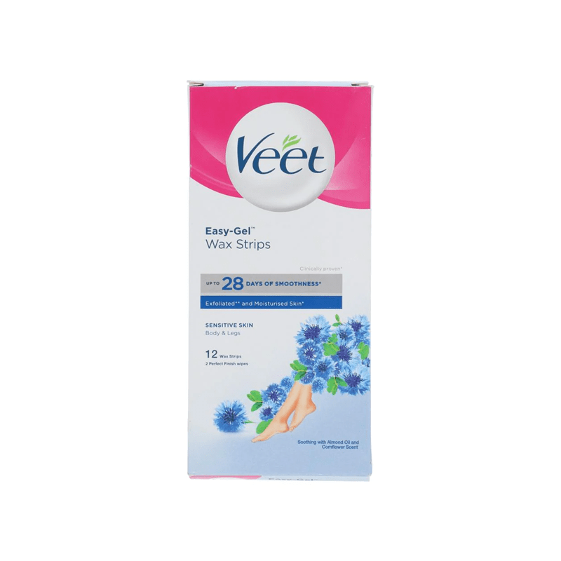 Veet Wax Strips Sensitive Skin 12pcs