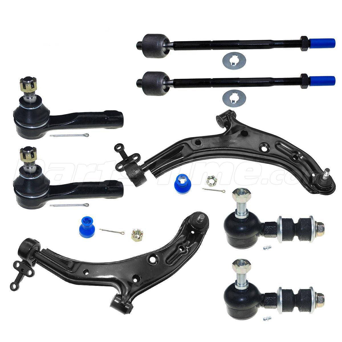 8 Pcs Front Suspension Control Arm for 2000 2006 Nissan Sentra 1 Year