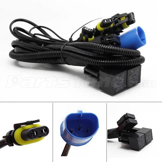 HB5 9007 HID Xenon Headlight Conversion Connector Relay Wire Adapter