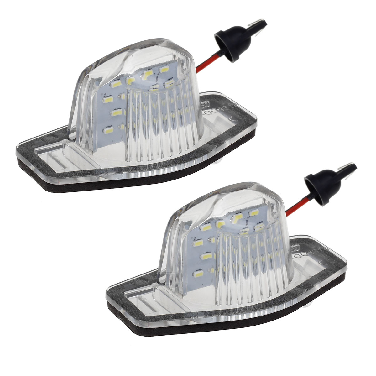 1 Set 6000K White 183528SMD LED License Plate Light Lamp for Honda