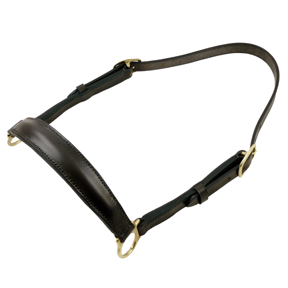 Raised Leather Cattle Halters handmade by ESB Leather