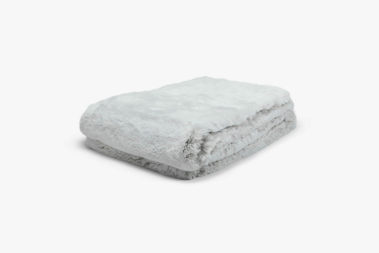 Faux Fur Throw Ermine Escandi Design