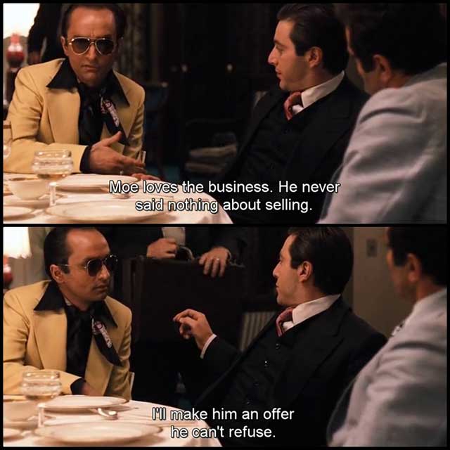 The Godfather Movie Quotes EscapeMatter