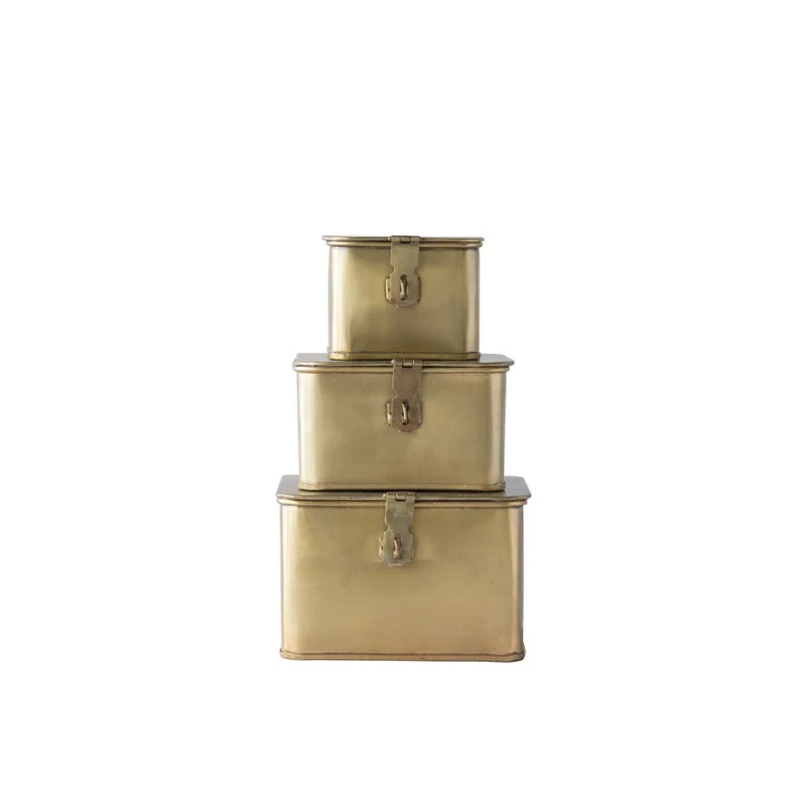 Brass Decorative Metal Boxes