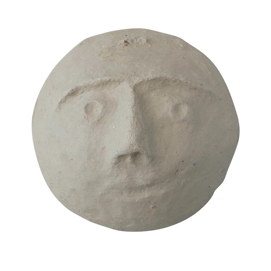 Paper Mache Face Wall Decor