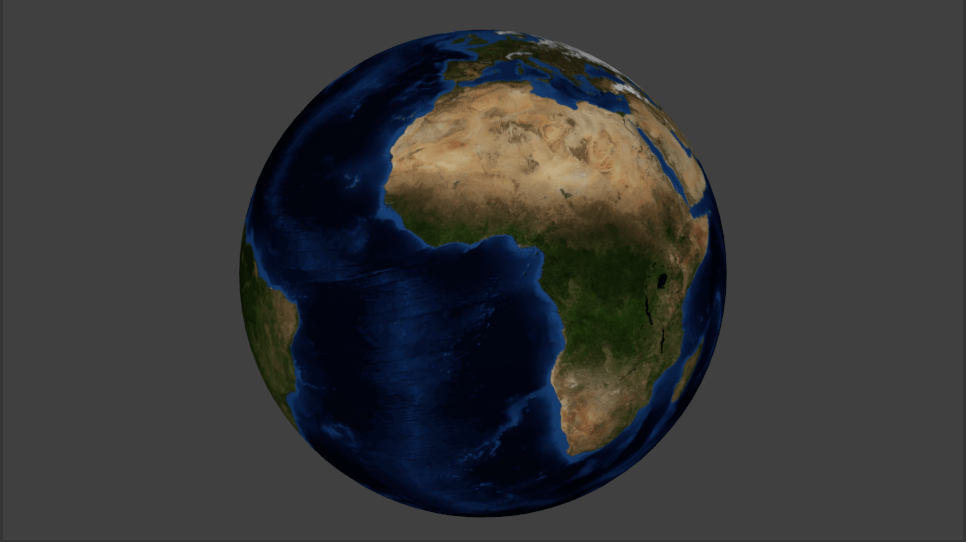 Morphing a map to a sphere in Blender