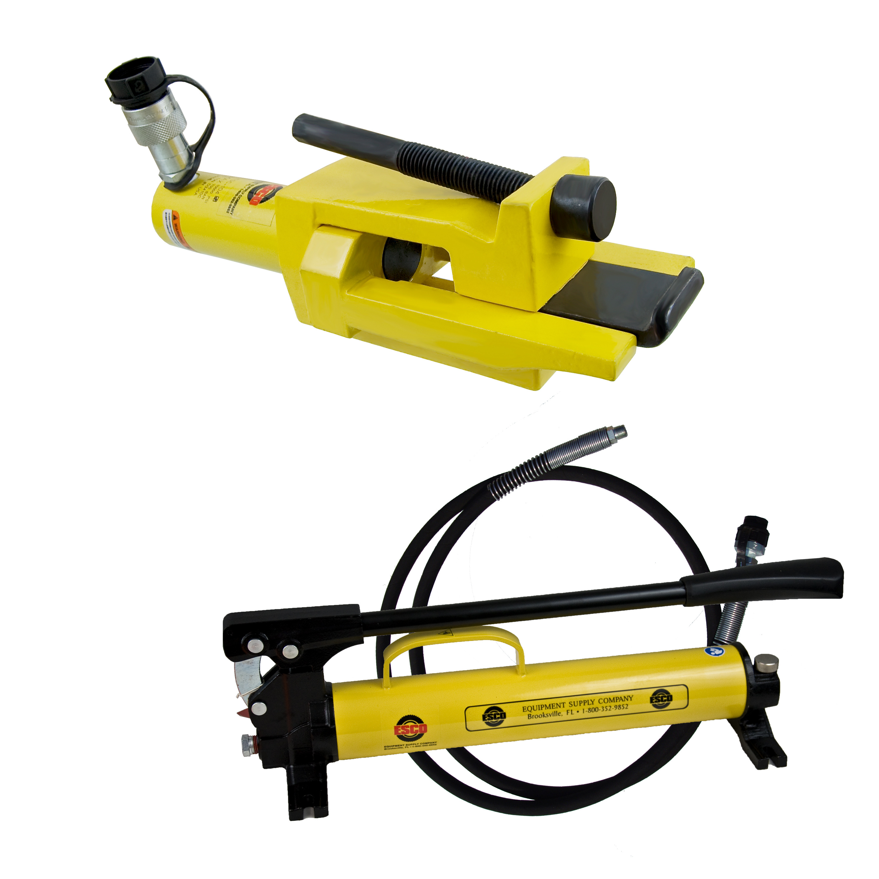 Giant Tire Bead Breaker Kit 1 Quart Hydraulic Manual Pump ESCO