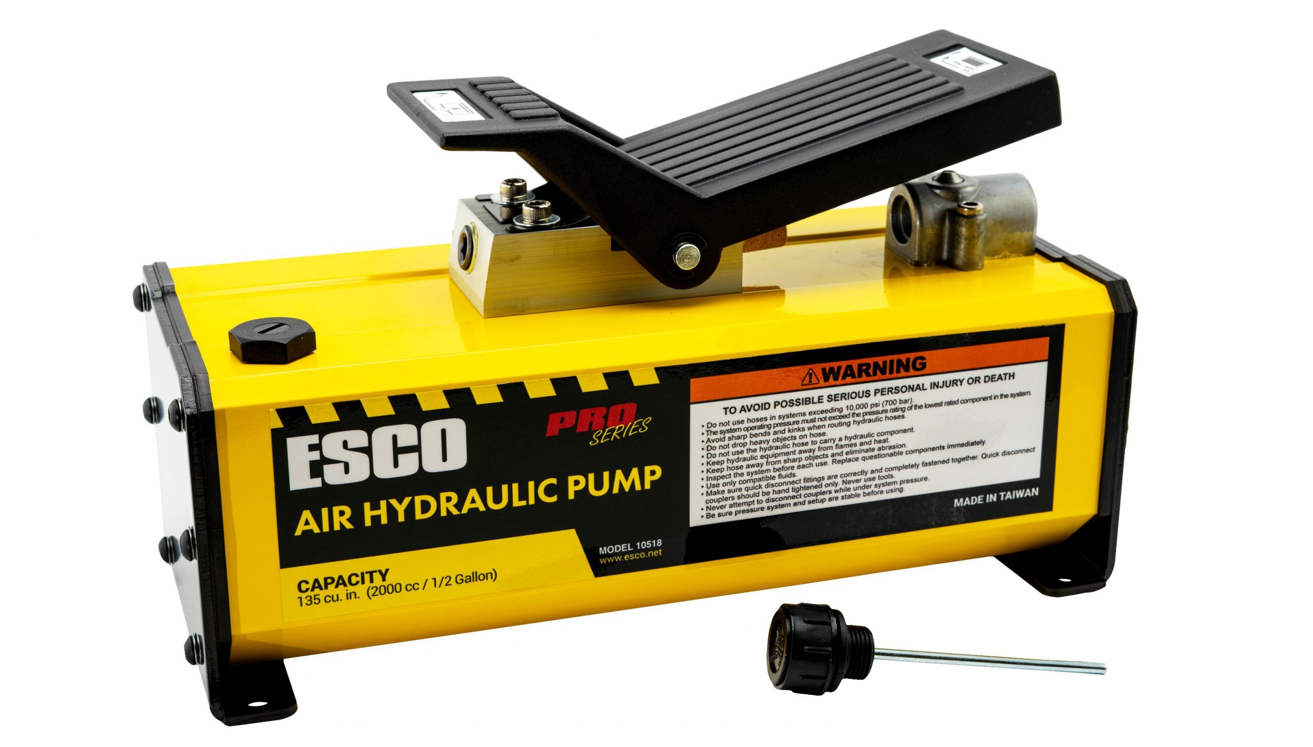 ESCO Launches New Lightweight Pro Series Air/Hydraulic Pump (Model