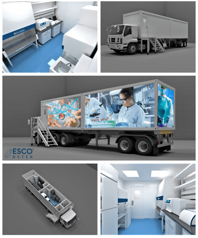 Aster Xpress™ Mobile Diagnostic Laboratory Esco Aster