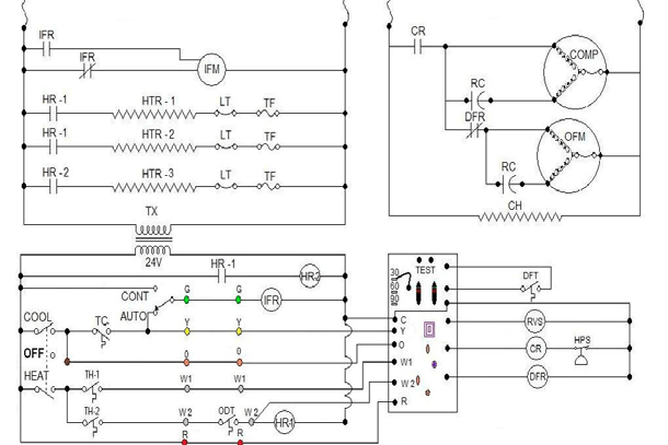 Heat Pump Electrical Schematic