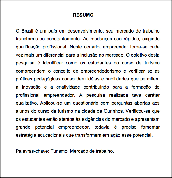 Resumo TCC Escola EducaÃ§Ã£o
