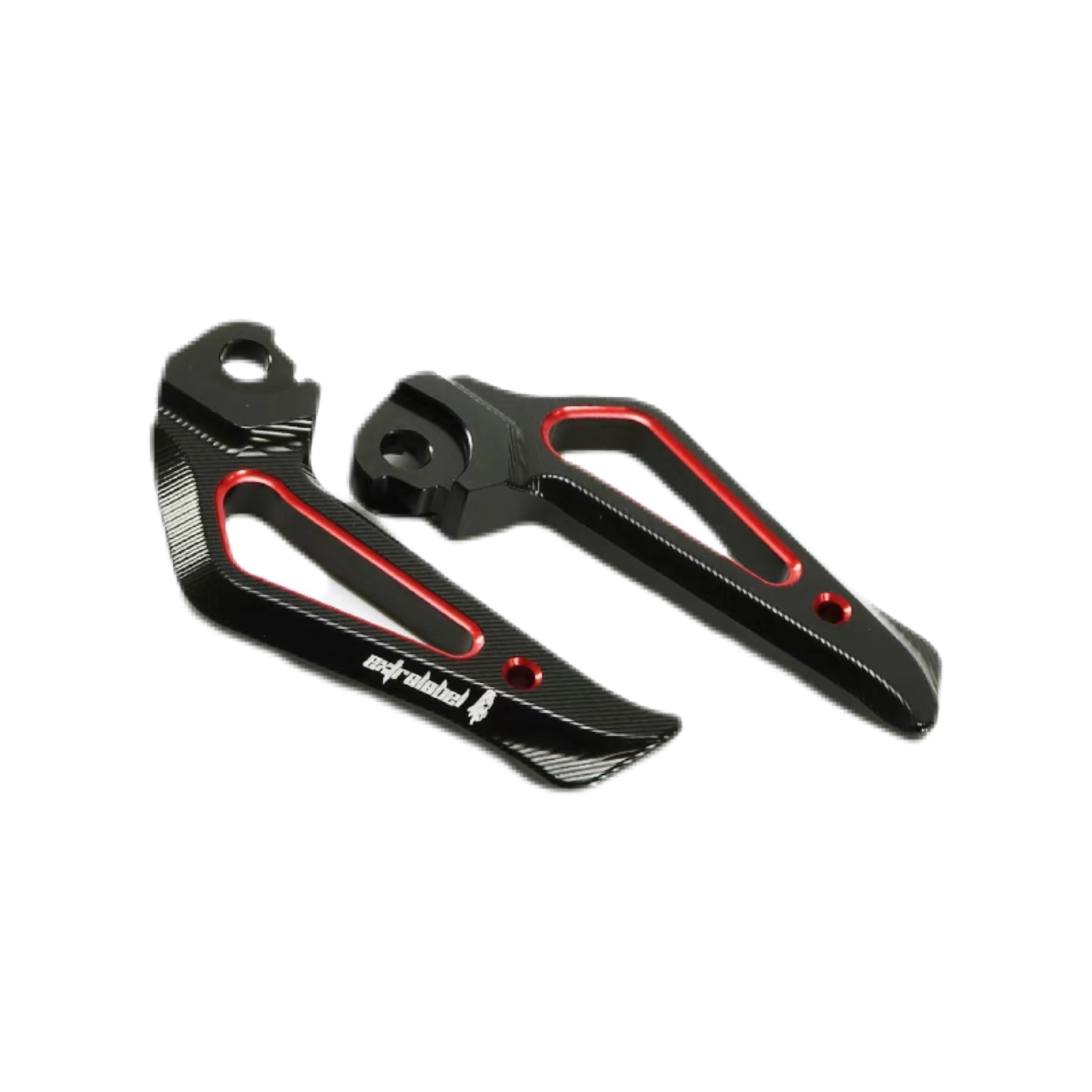 NSeries Custom Black Footrests EScootParts