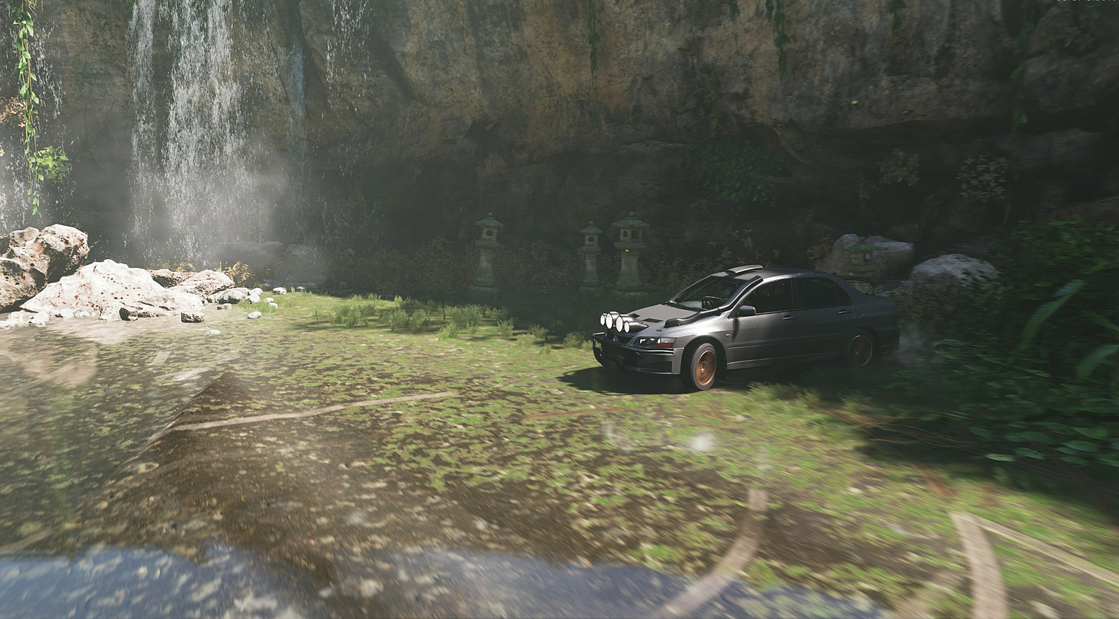 Where to find secret cave near Ek' Balam. How to find stone lanterns