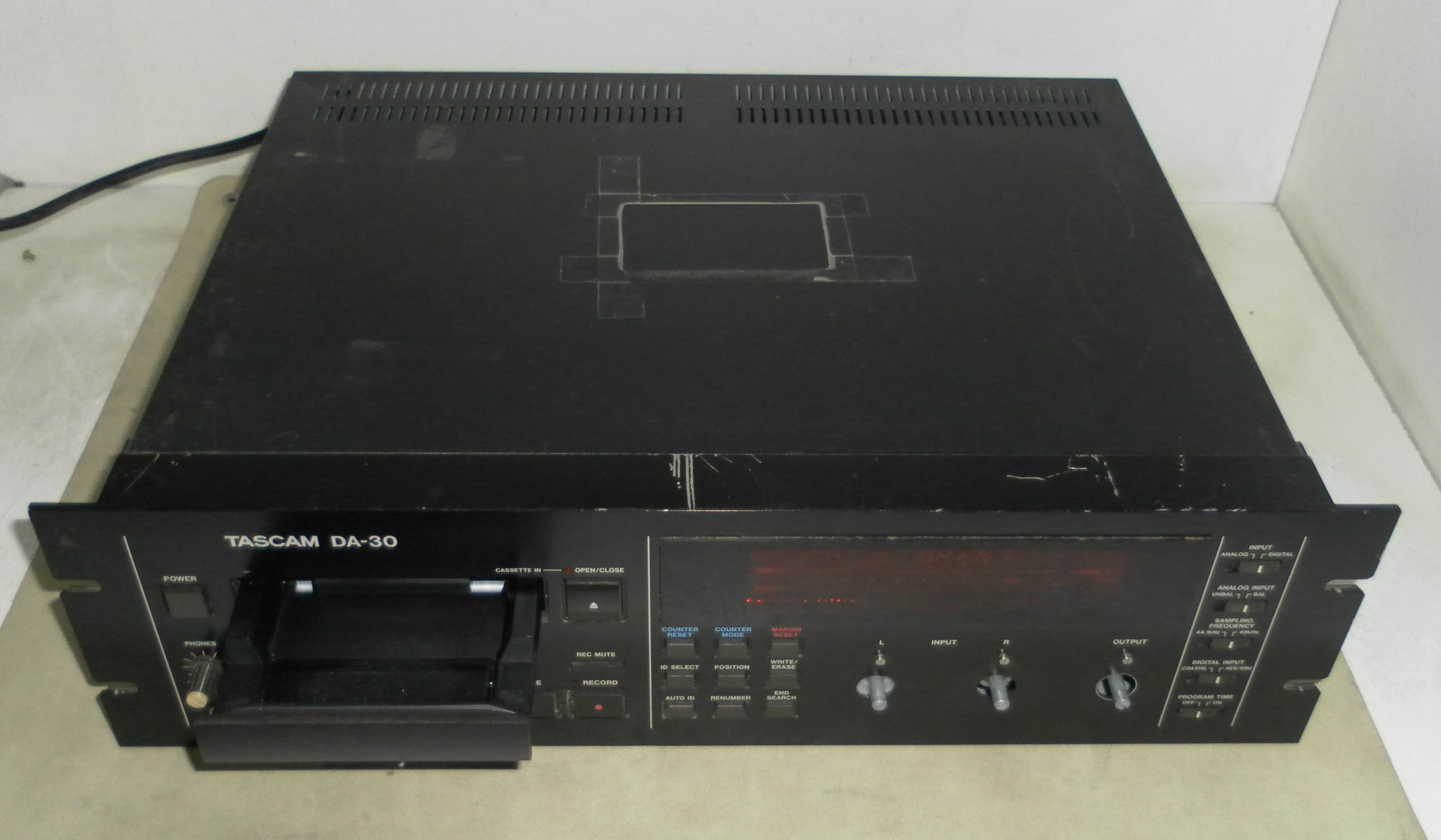 Lot of 3 Tascam DA30 DAT recorder/player eBay