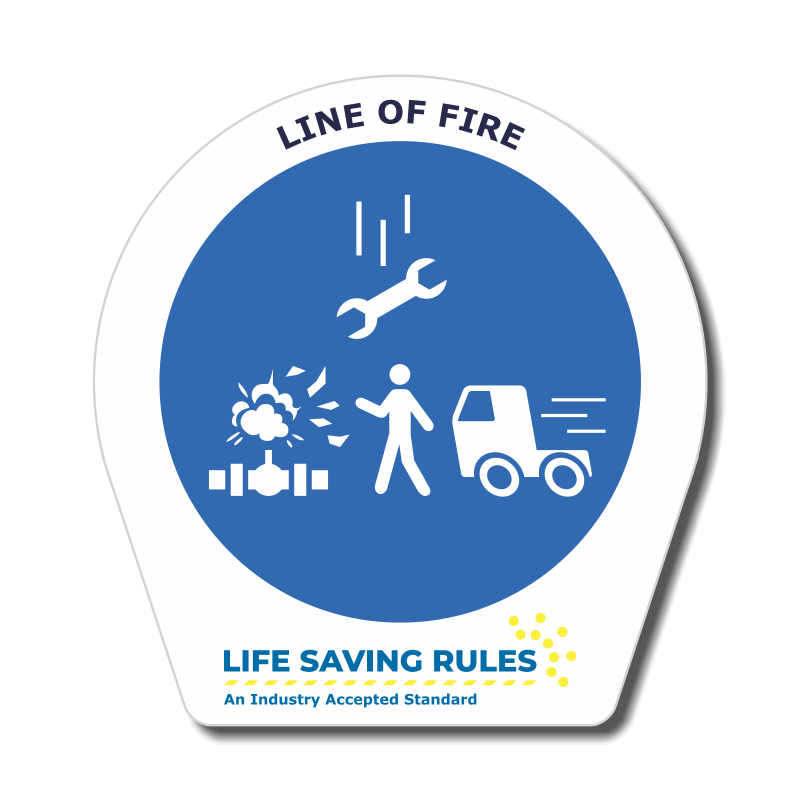 Life Saving Rules 15″ Decal Energy Safety Canada