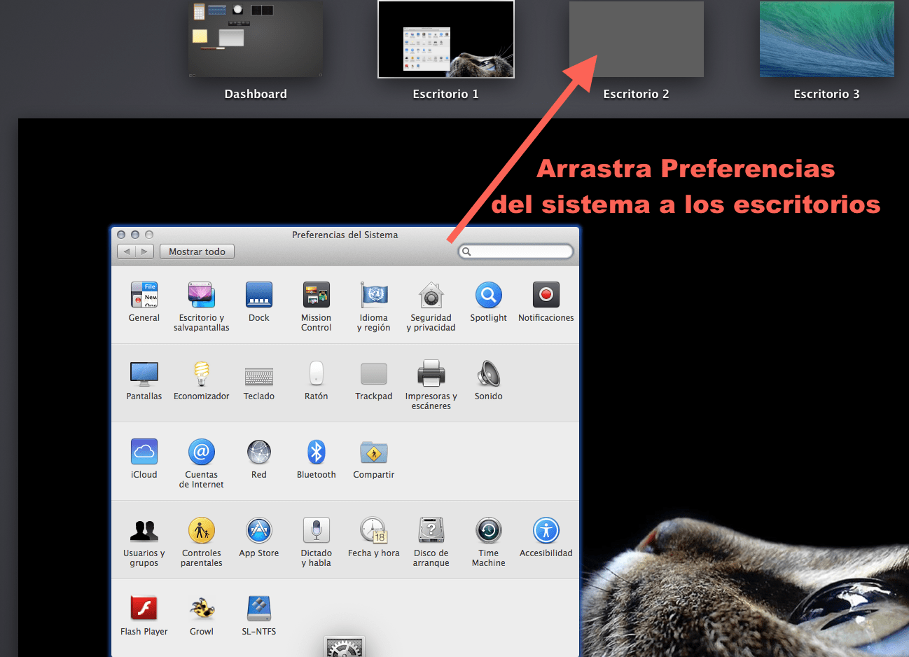 COMO CAMBIAR EL FONDO DE CADA ESCRITORIO EN TU MACescuelaiphone