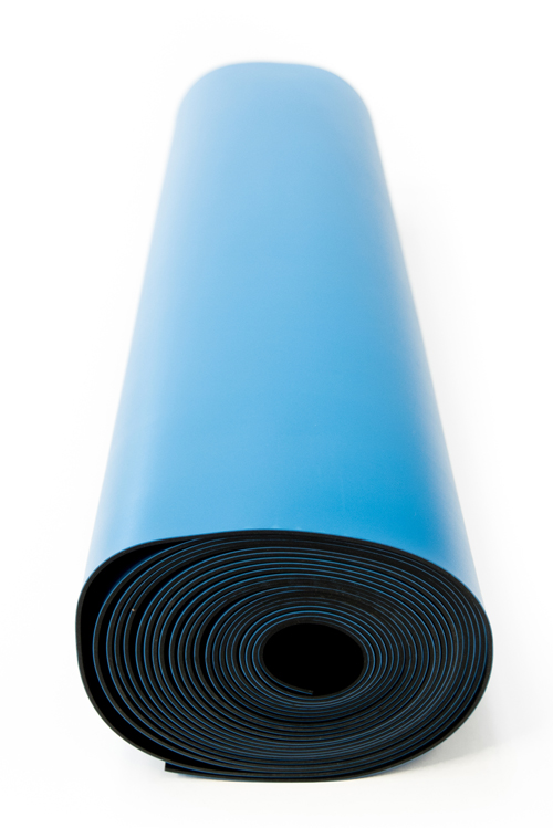ESD Rubber Mats 3 feet x 10 feet Blue Color