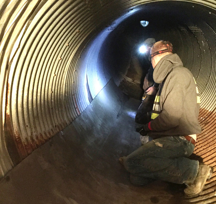 Concrete cloth is an emerging technology for culvert remediation