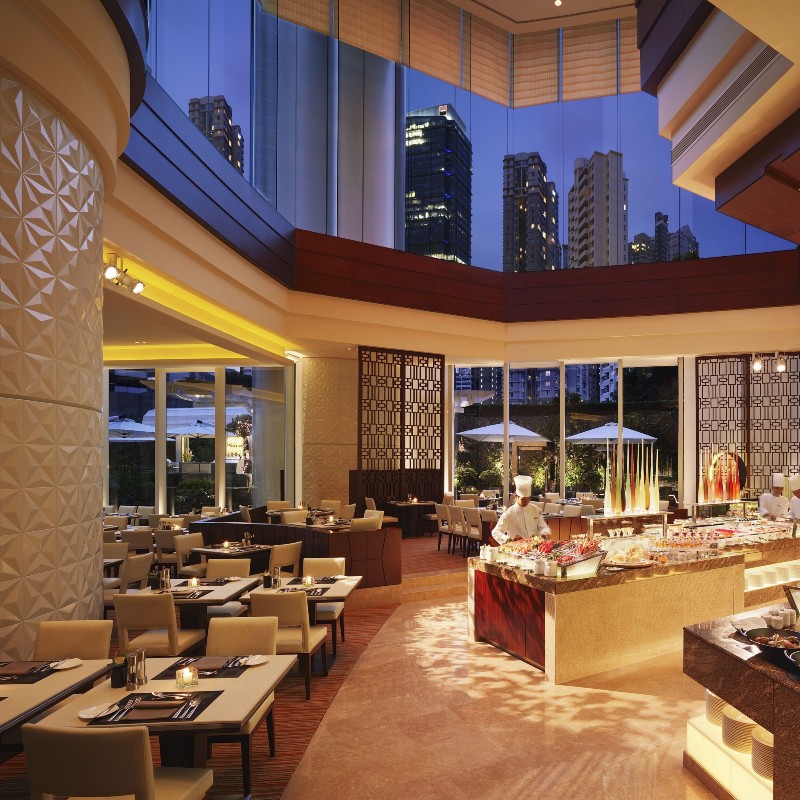 Garden Cafe 'Treasures of Land & Sea' Buffet Dinner Conrad Hong Kong