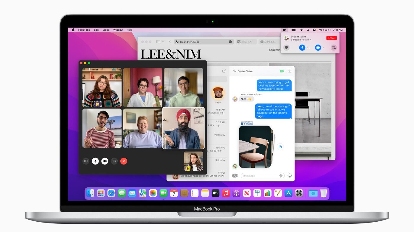 How to Blur Your Background on a FaceTime Call in macOS Monterey Using