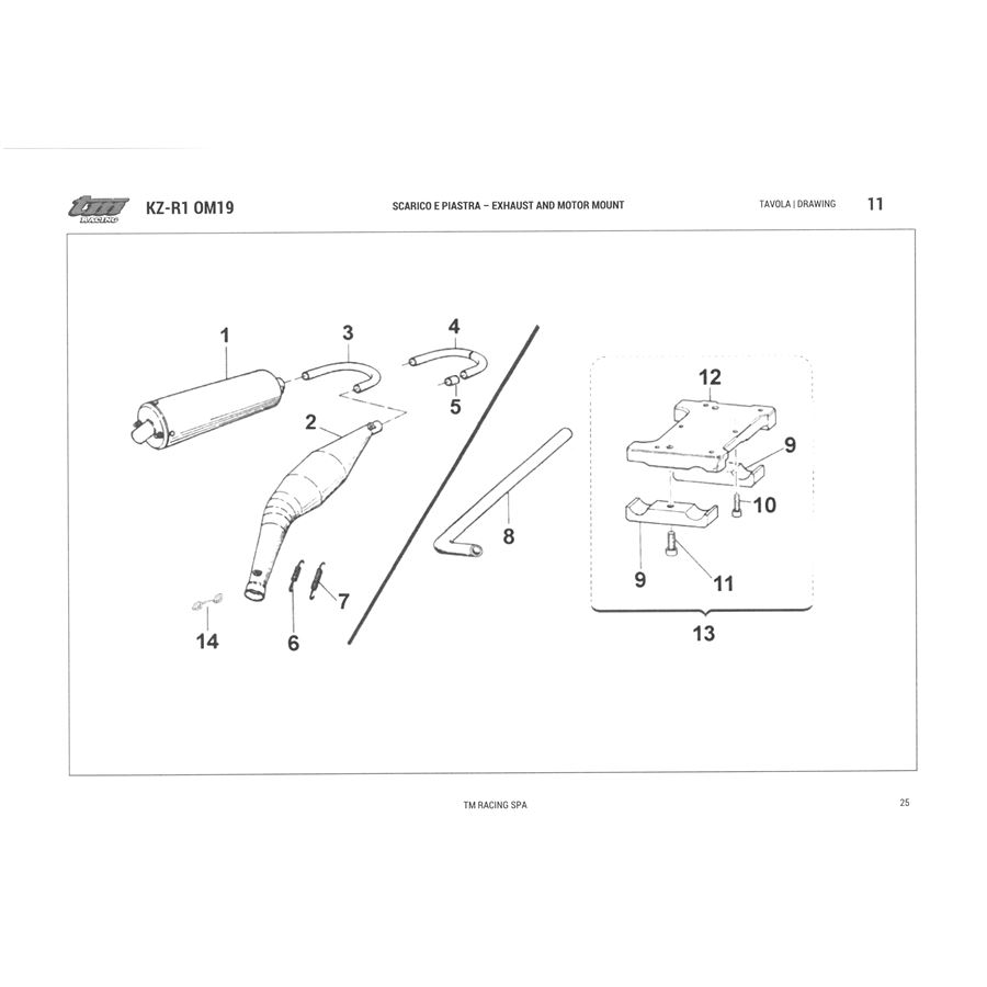 Exhaust tube U shape TM MSKART Selling racing karts and rentals