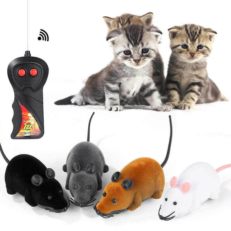 Remote Control Cat Toy Wireless Realistic Moving Mouse Harbor