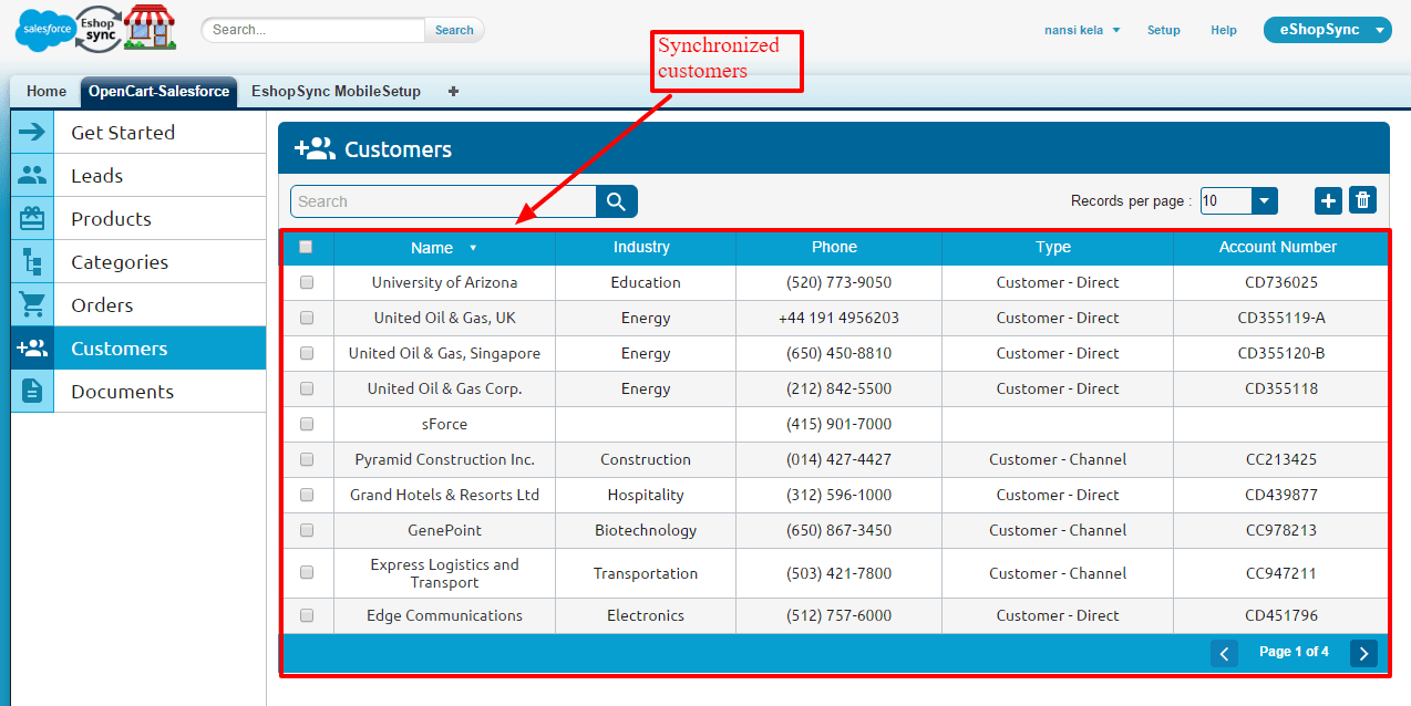 Opencart Salesforce Connector and integration
