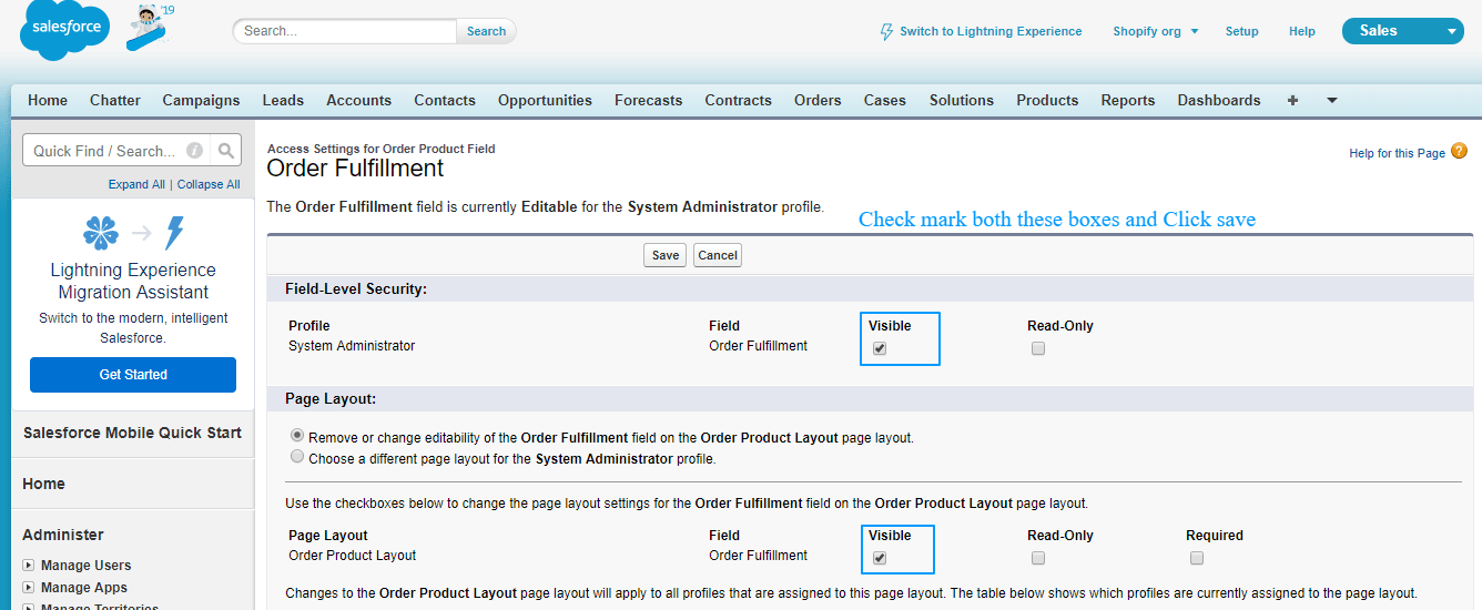 Shopify Salesforce Connector