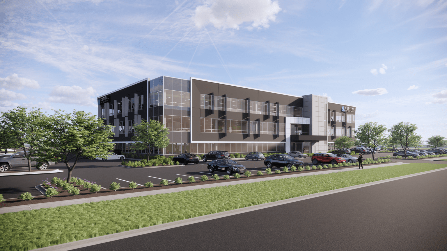 Ten Mile Crossing's Newest Office Build Groundbreaking Engineered
