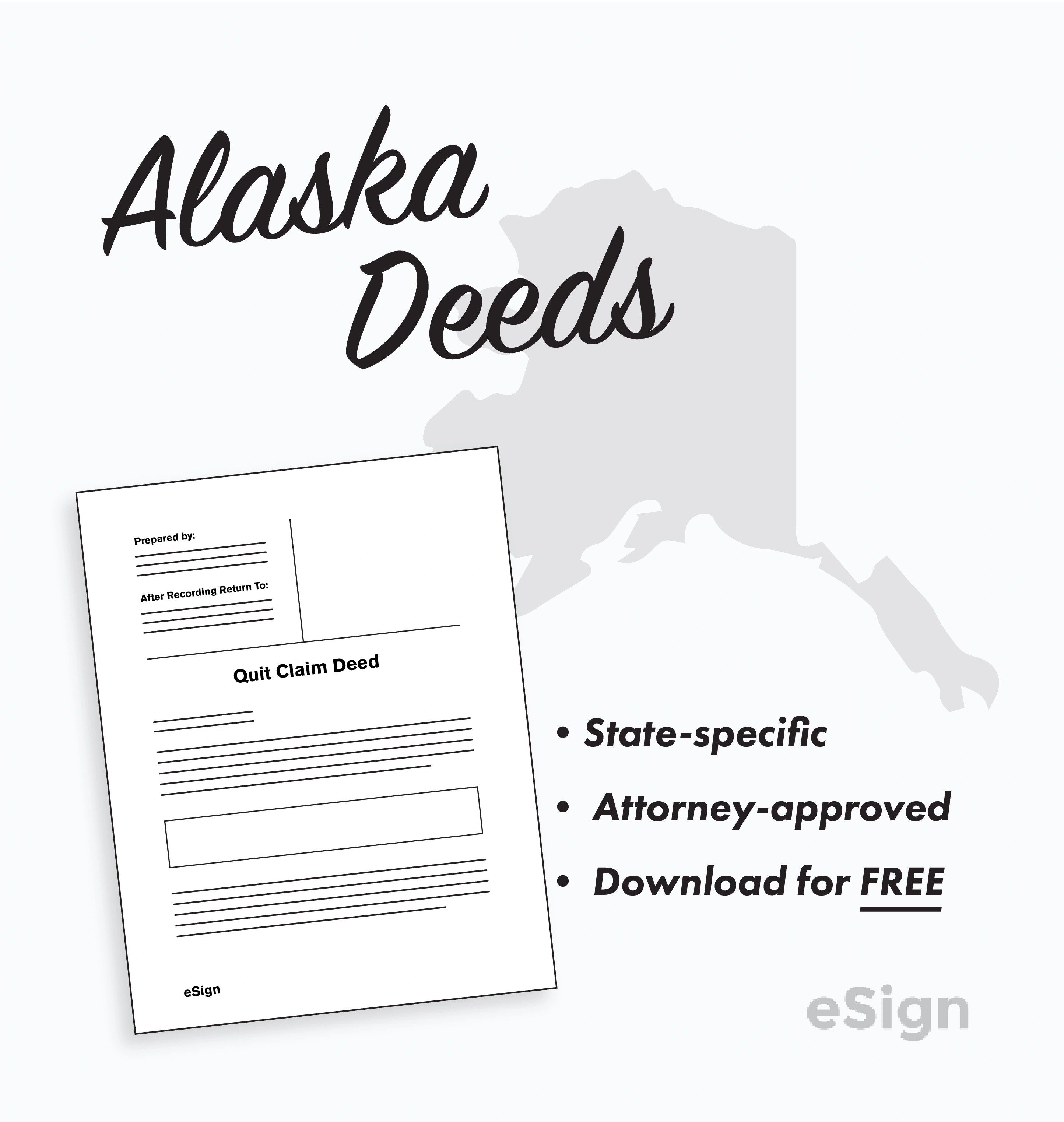 Free Alaska Deed Forms