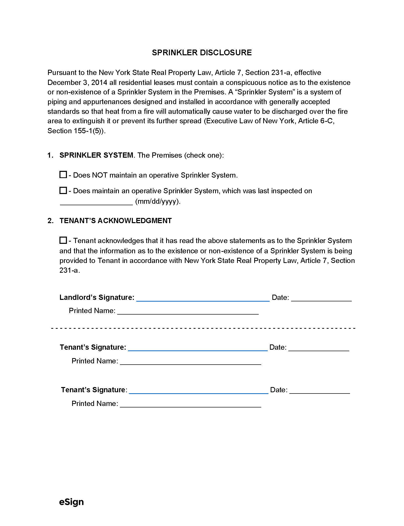 Free New York RenttoOwn (Lease Option) Agreement PDF Word