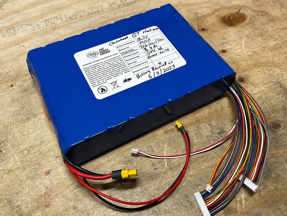 Onewheel GT Battery Rewiring for ENNOID XLITE V3 Battery Builds