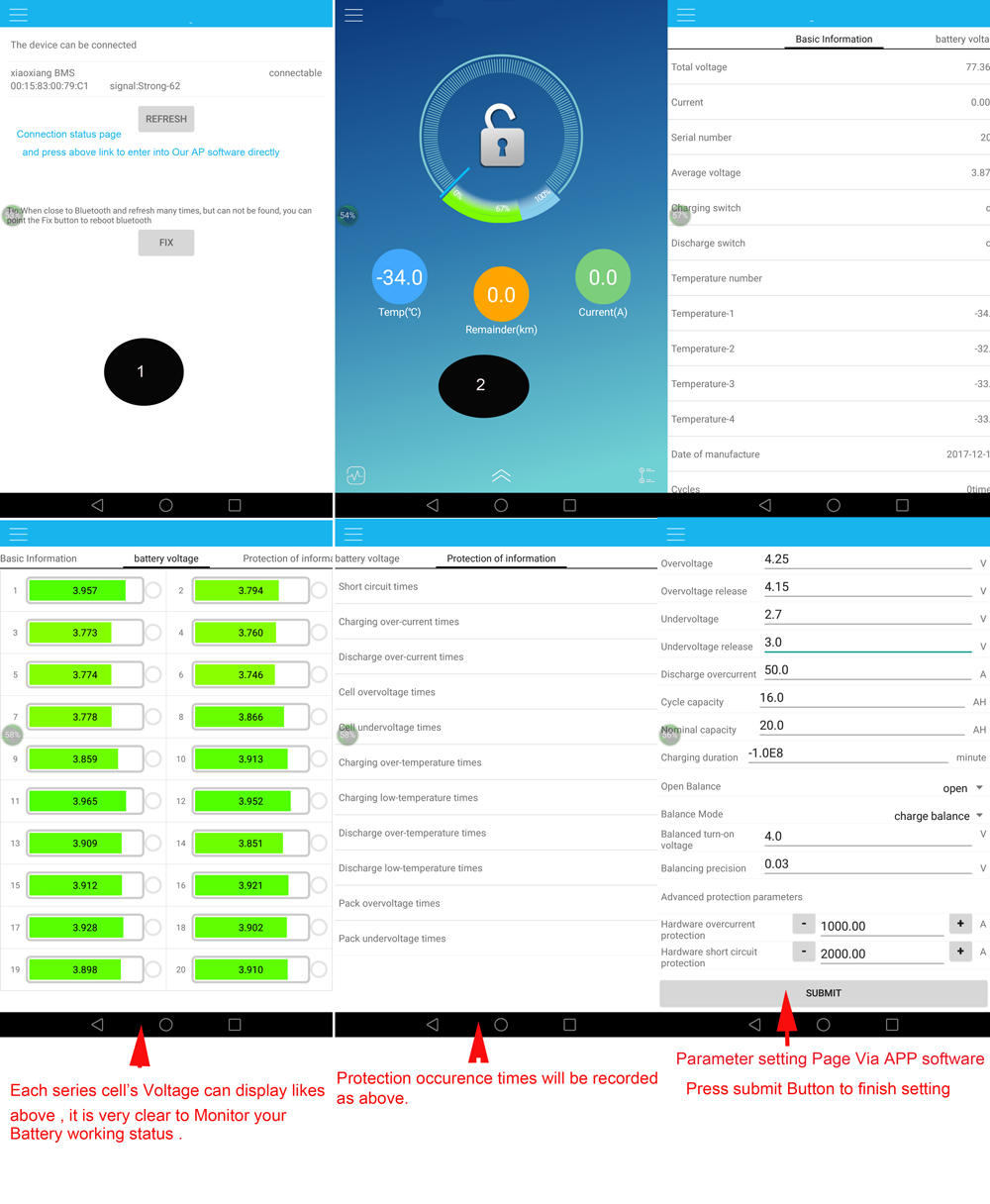 Monitoring individual cell voltages (Smart BMS, Balance charger) How