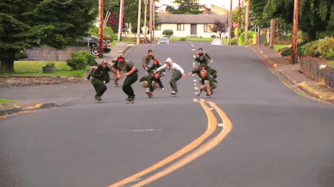 Skateboard Group Stack
