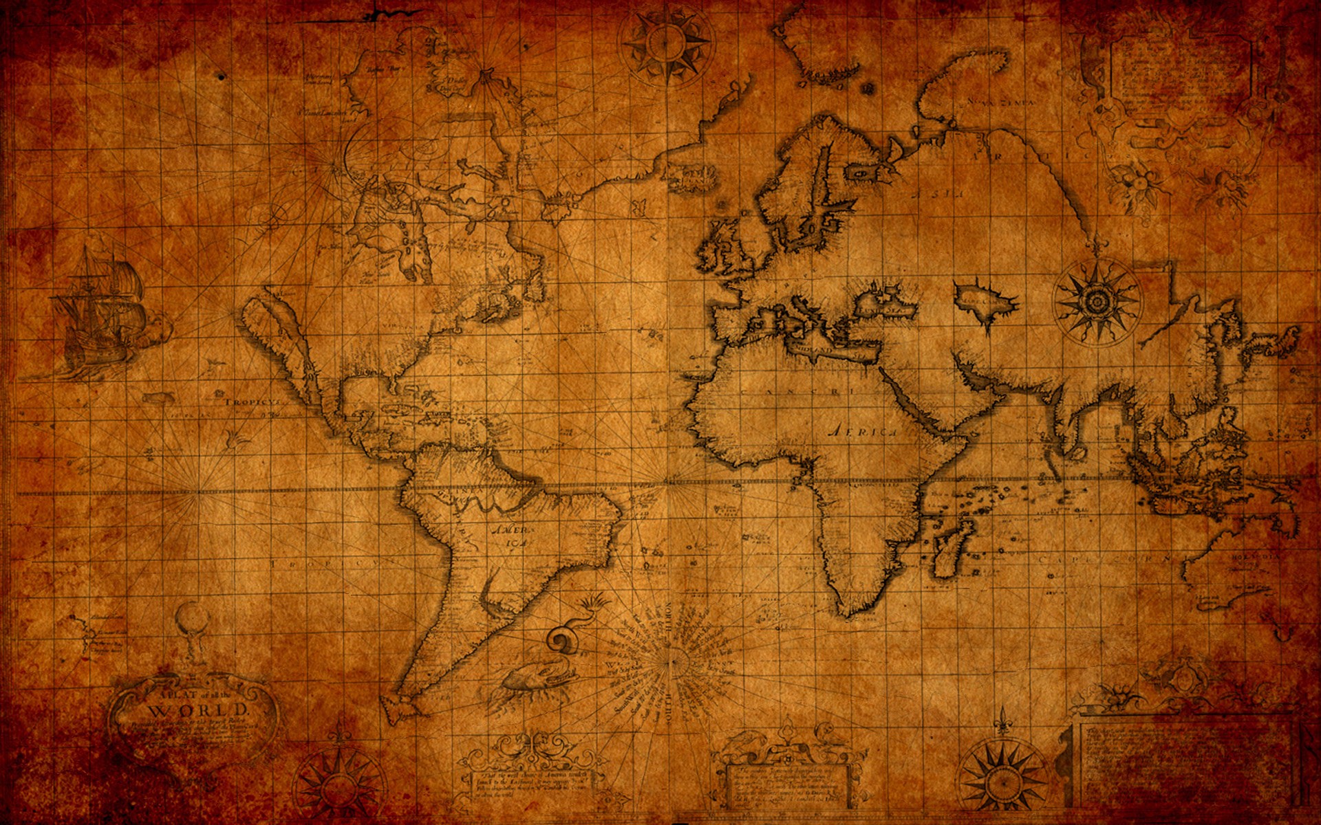 Ancient World Map Hd Wallpaper Ancient Backgrounds wallpaper 1920x1200 33077