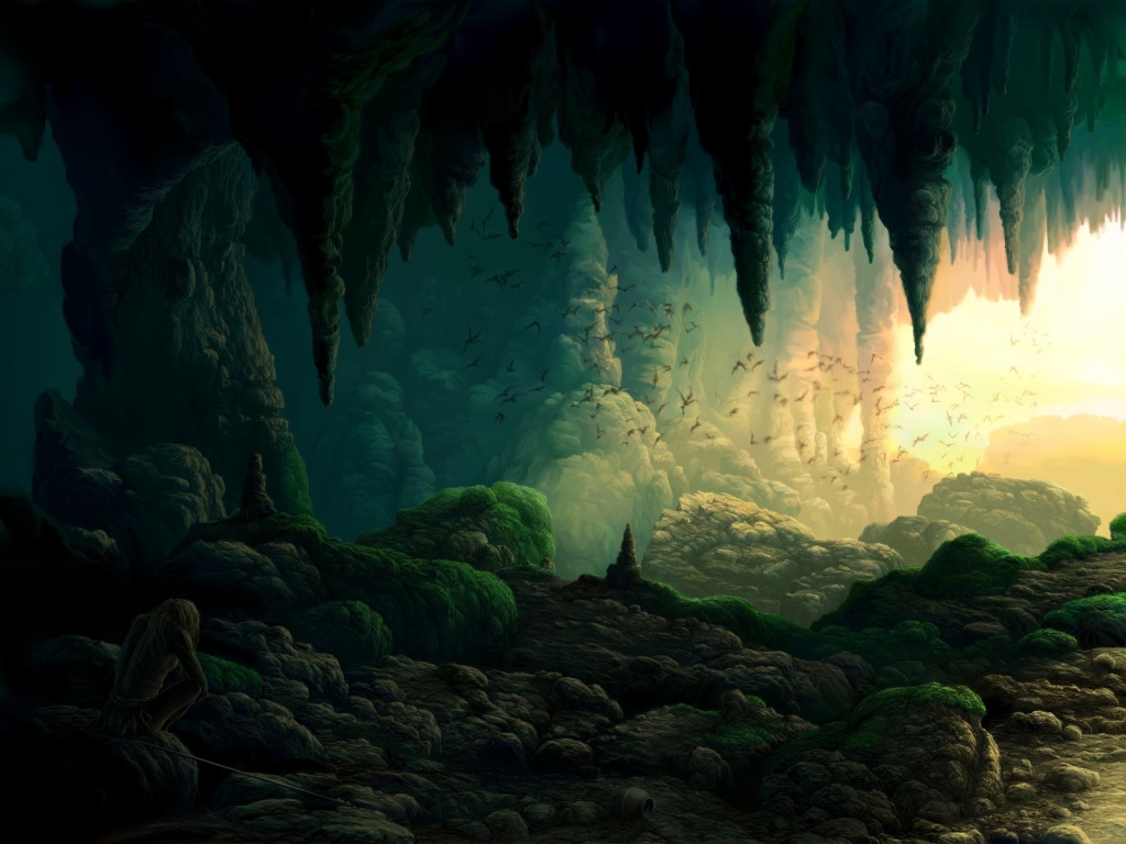 Cave Background wallpaper 1024x768 29652