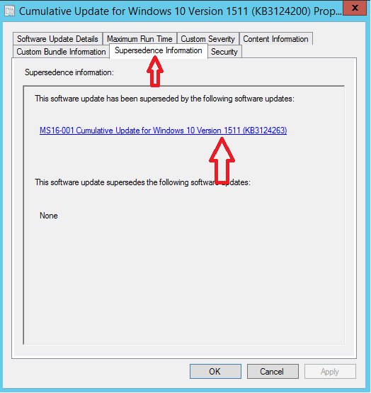 SCCM Configmgr SQL Query To Check Software Update Is Superseded By What Software Updates All 