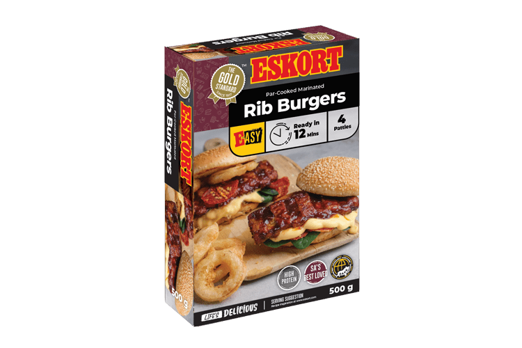 Eskort Marinated Rib Burgers Eskort