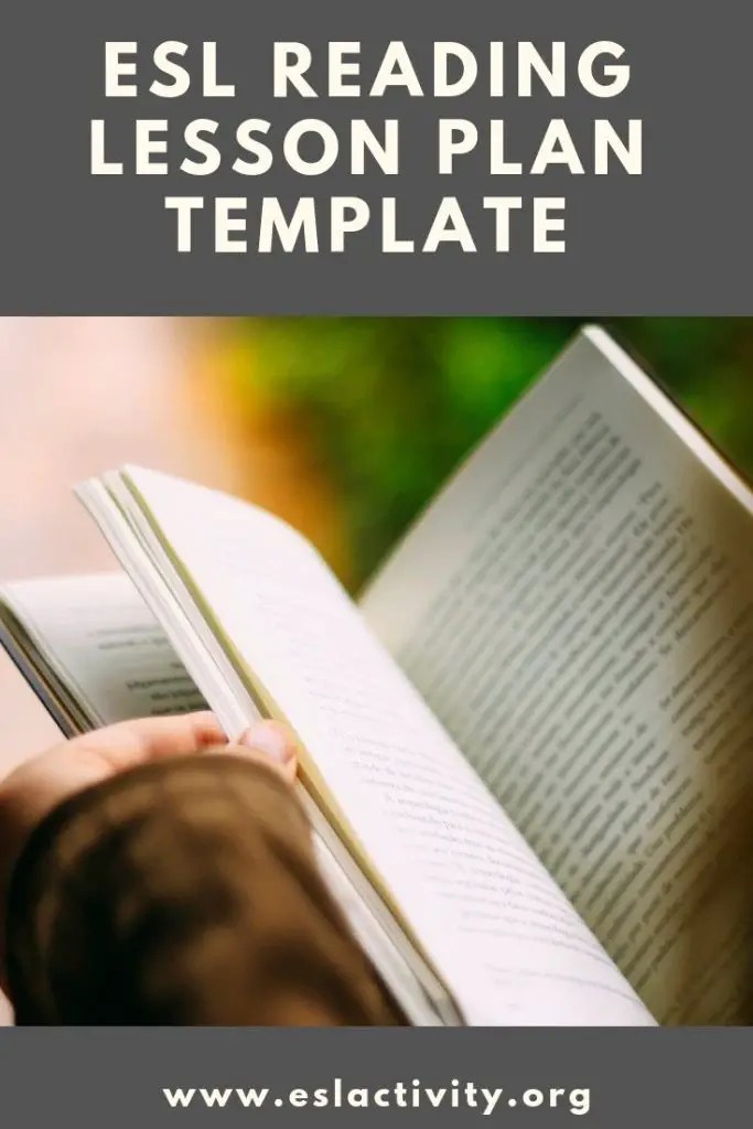 ESL Reading Lesson Plan Template English Reading Lesson Plan