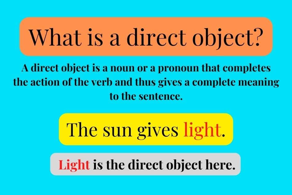 How to Identify & Use Direct and Indirect Objects — ESL Advice