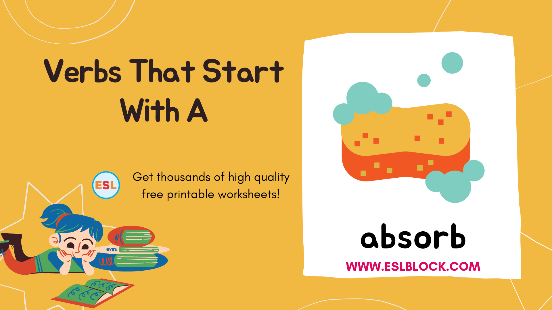 Verbs That Start With A English as a Second Language