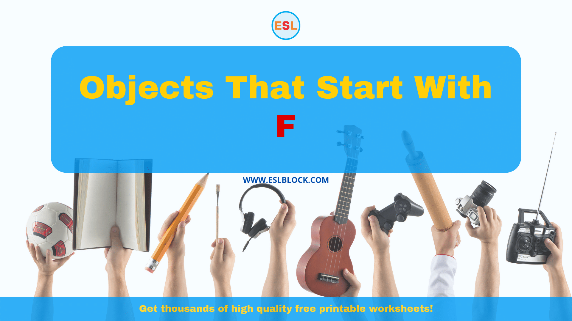 Objects That Start With F English as a Second Language