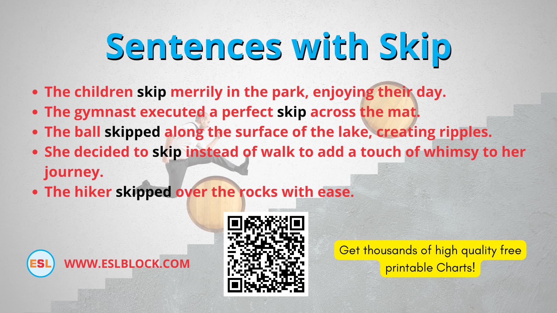 Sentences with Skip, What is another word for Skip? English as a
