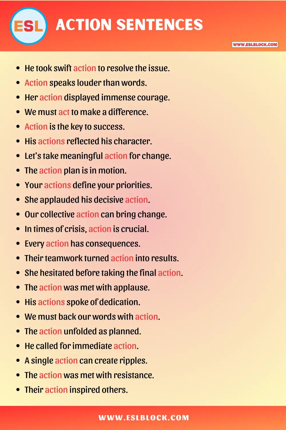 Action Definition, Meaning, Synonyms, Antonyms, Sentences English as