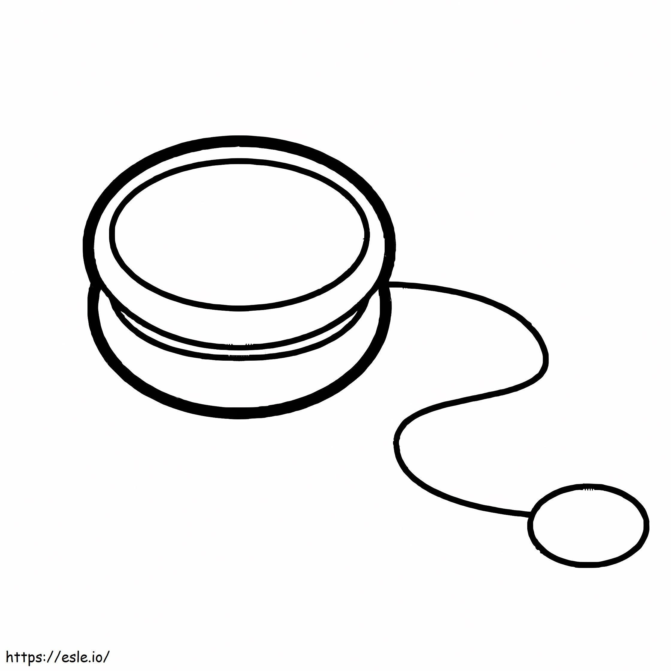 Simple Yo Yo coloring page