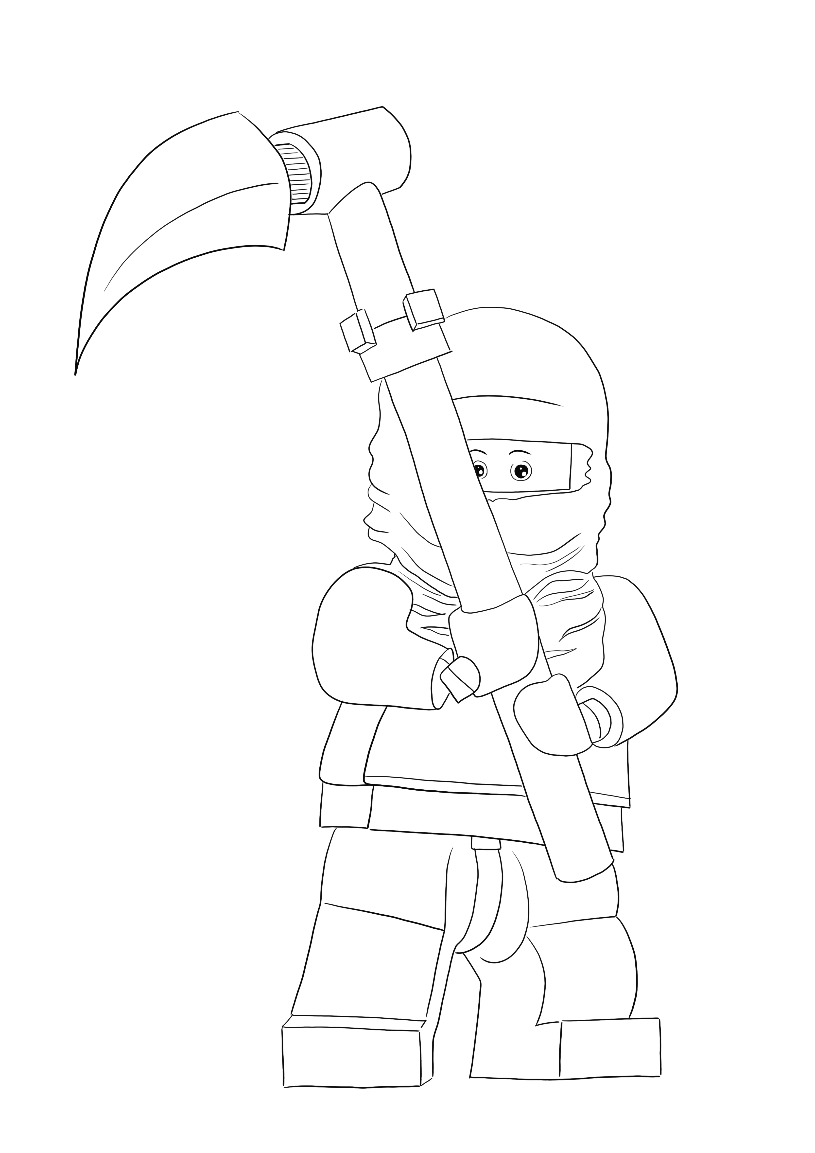 Ninjago Cole Coloring Pages