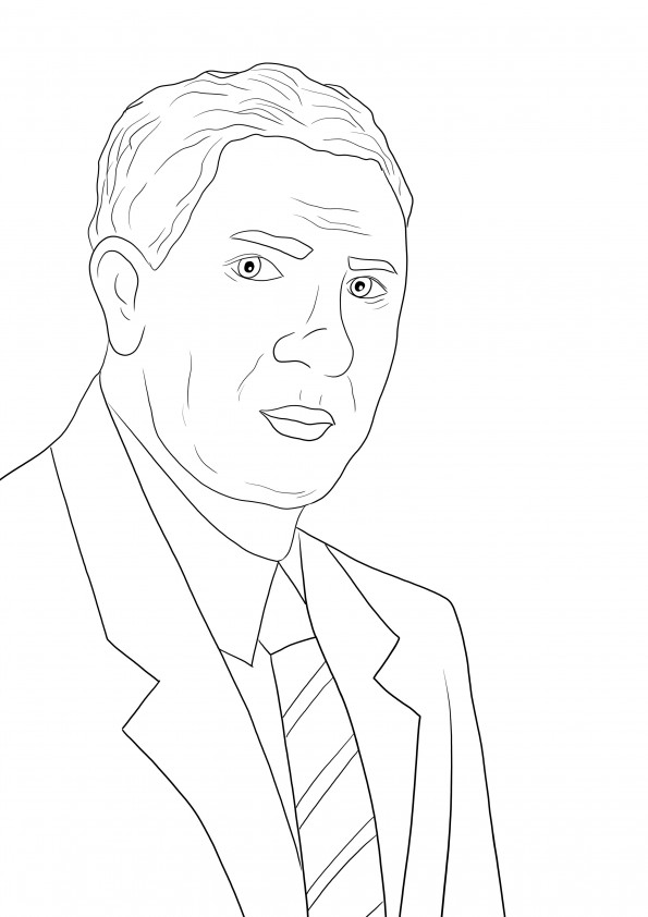 Garrett coloring sheet free to download or print and simple to color(07)