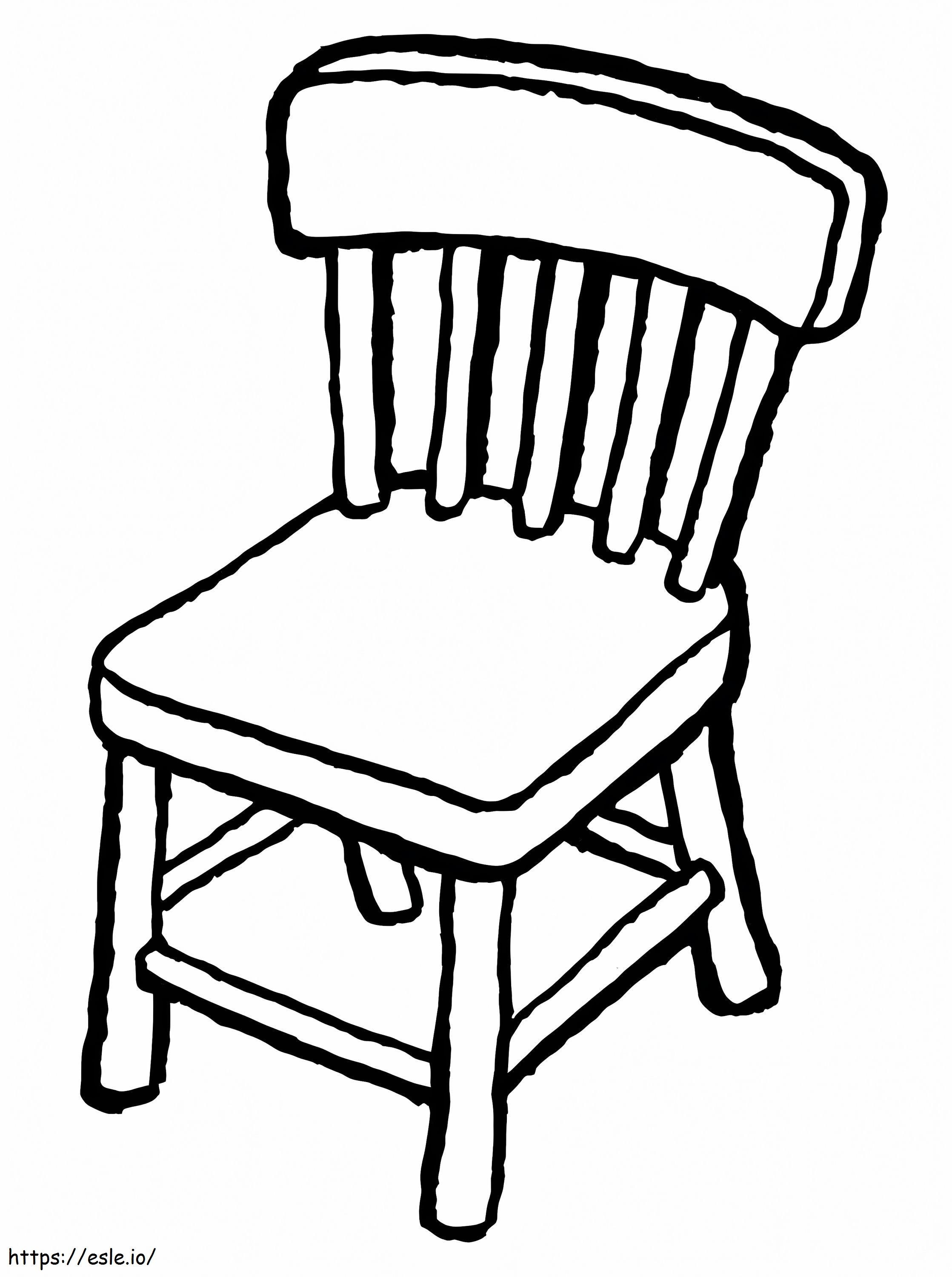 Chair Free Printable coloring page