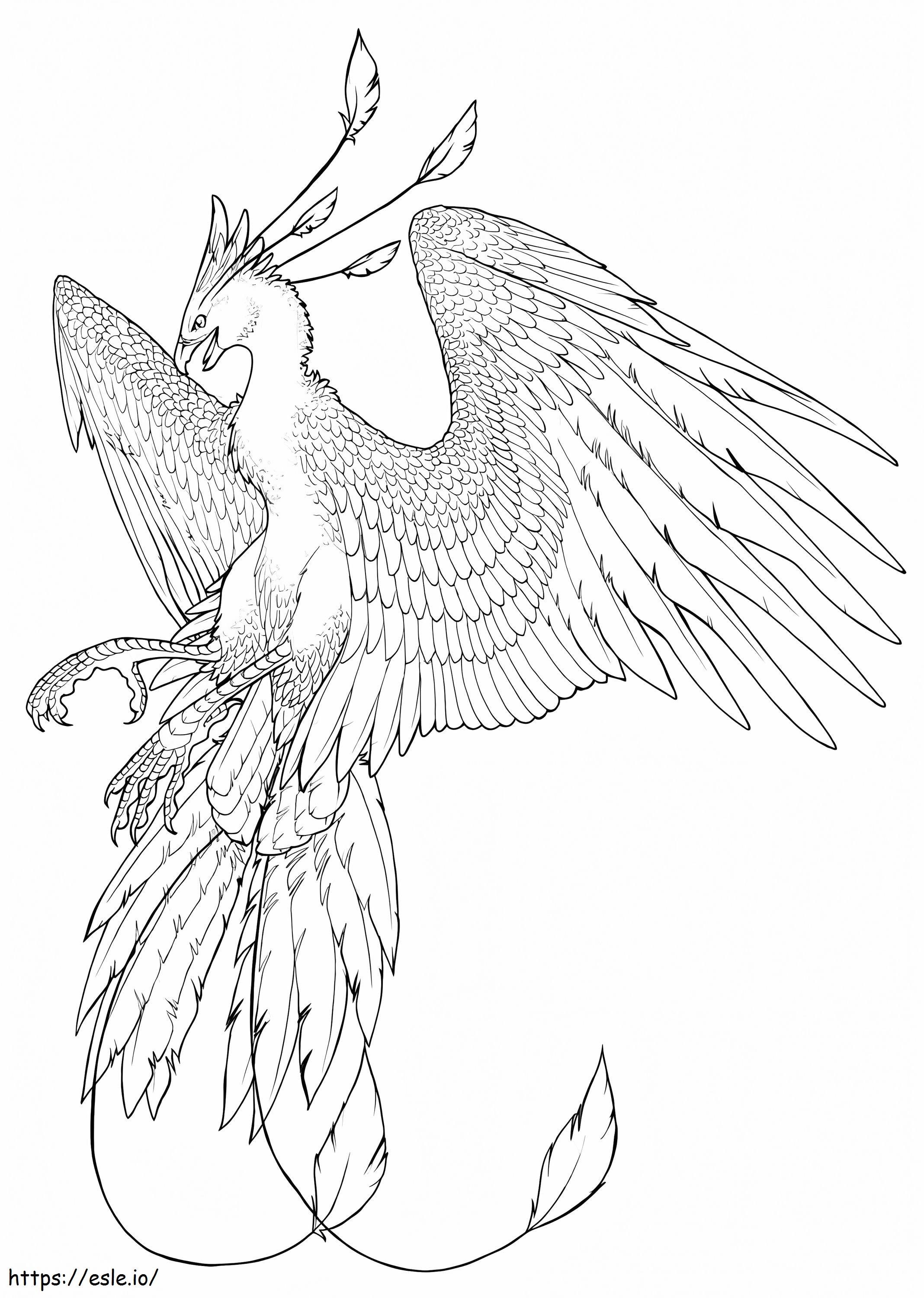 Phoenix 13 coloring page