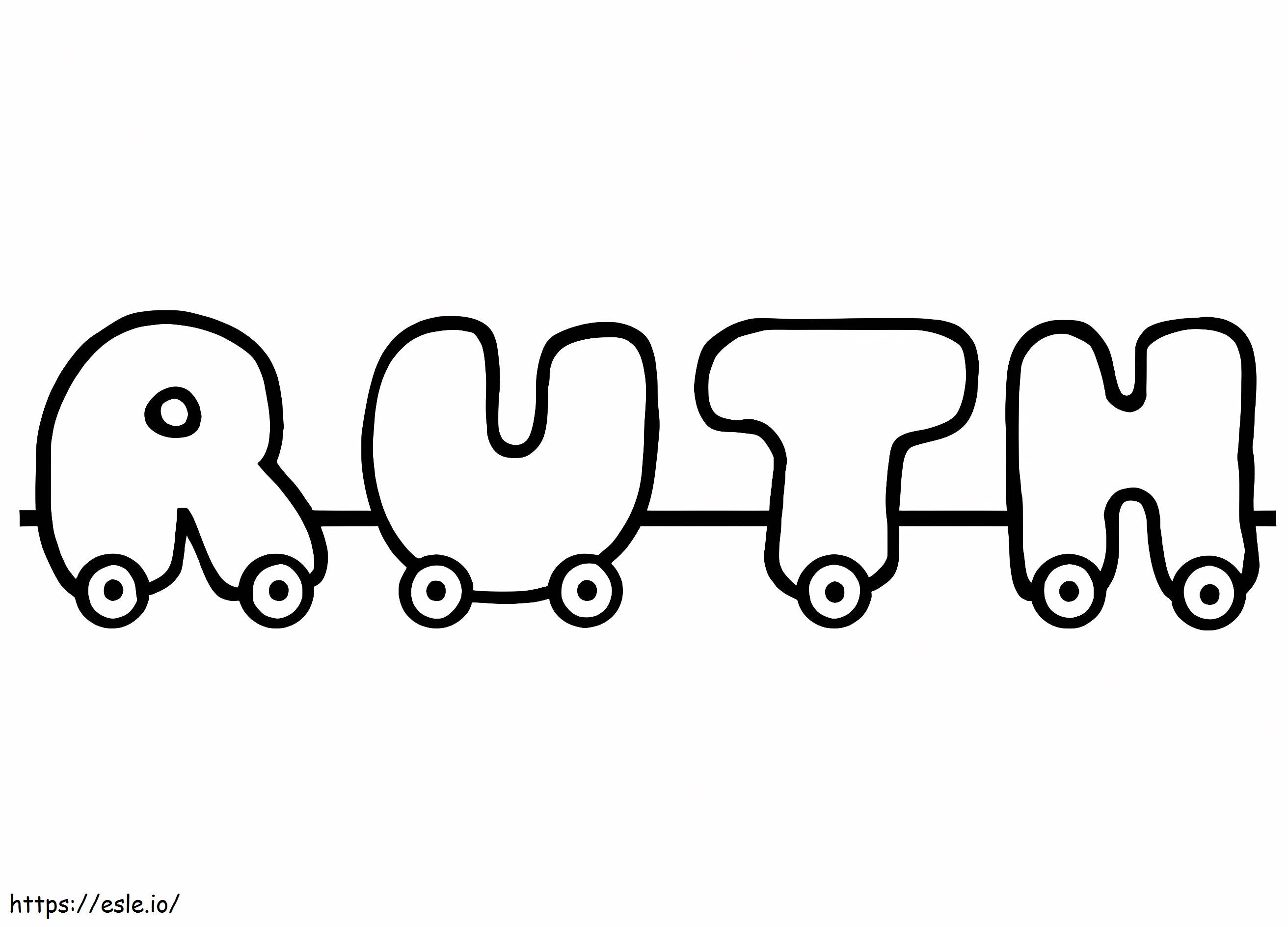 Printable Ruth coloring page